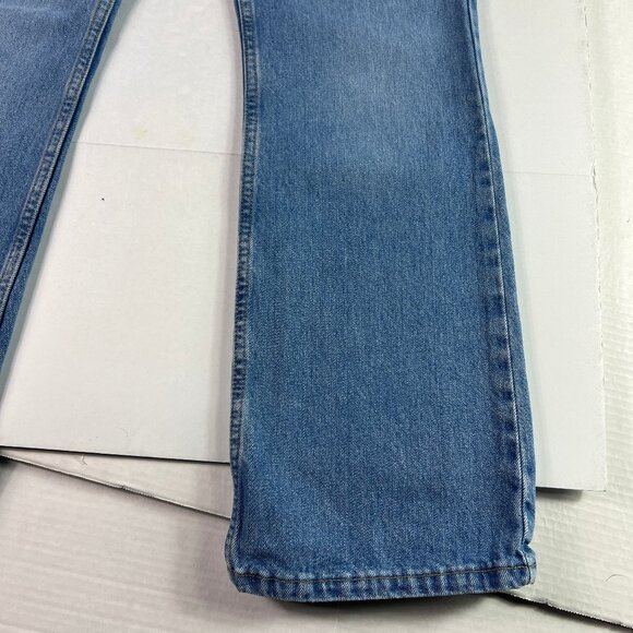 Y2K Levi's Jean Women 32x30* 515 Mid Rise Boot Cut Blue Faded Denim Tag 12M Miss - Picture 5 of 16